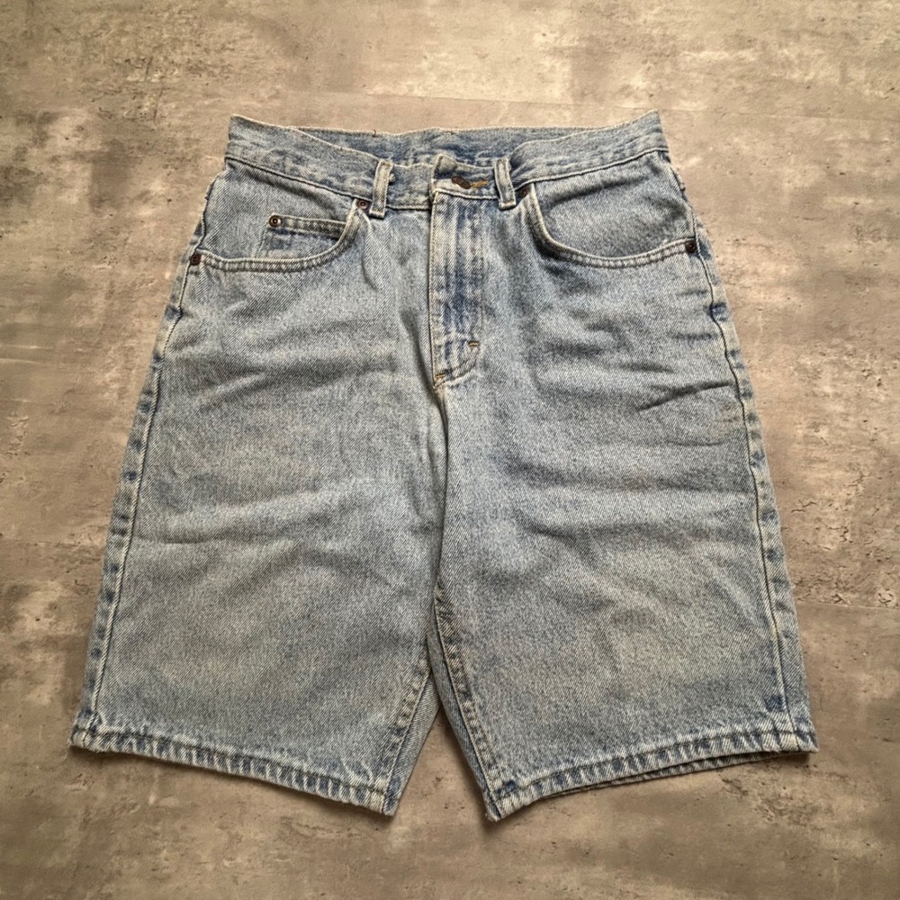 Lee Denim Shorts 29 Light Wash Vintage 90s Made in USA Jean Shorts